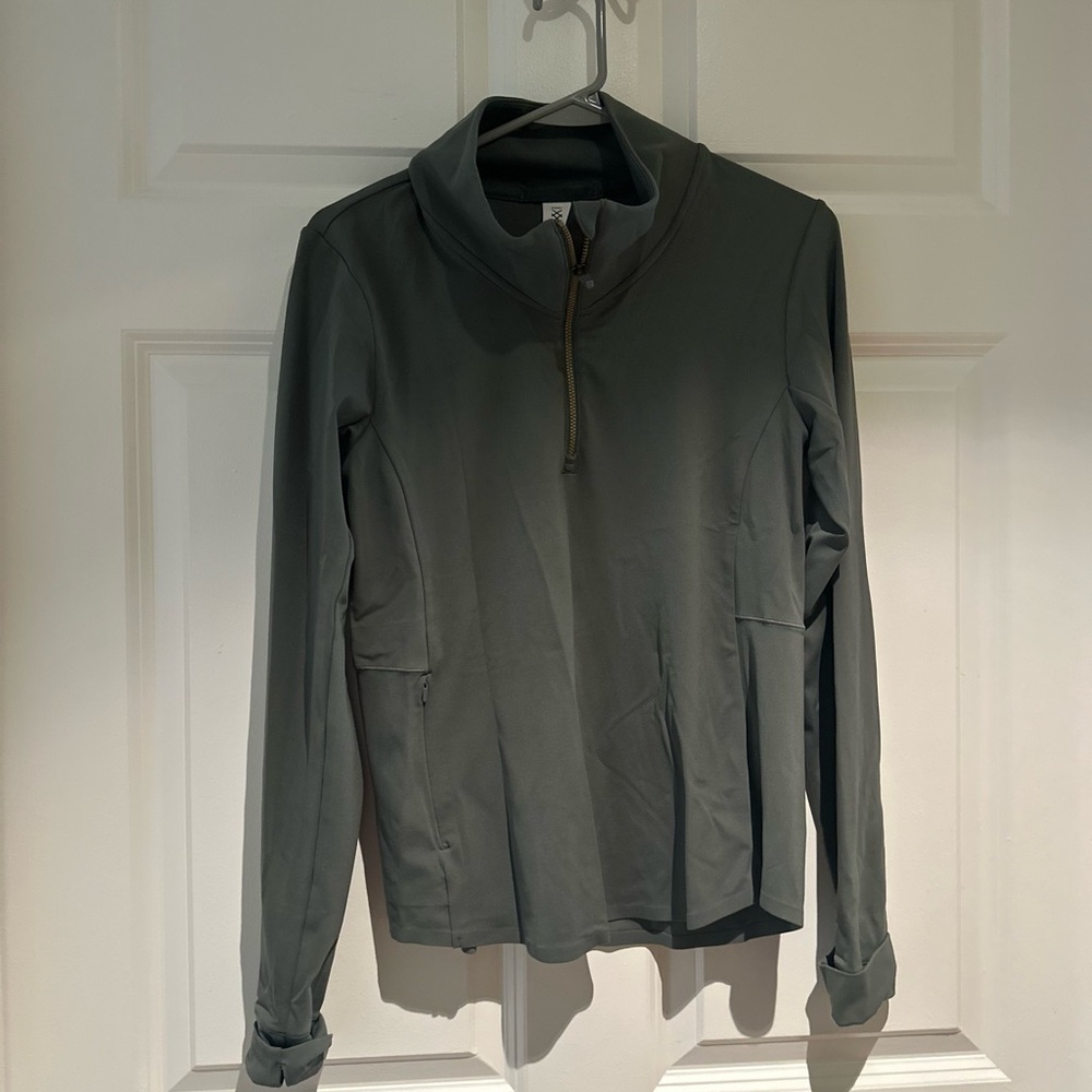 Rhone Women's Gray Quarter-Zip Top
